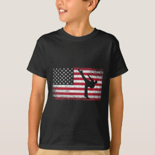 T-shirt Karate Martial Arts 4 juillet Drapeau Américain Us