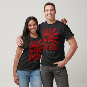 T-shirt Karate Martial Arts avec design Vintage japonais