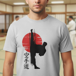 T-shirt Karate Mawashi geri 