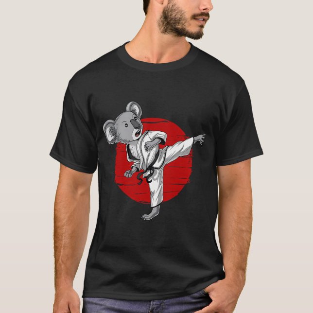 T-shirt Karate ours koala (Devant)