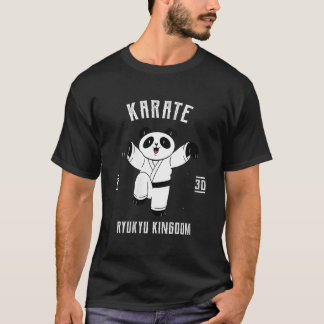 T-shirt Karate Panda avec ceinture karate japonais Mial