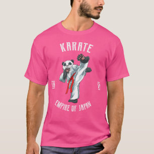T-shirt Karate Panda Avec Ceinture - Karate Martial Japona