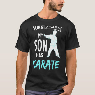 T-shirt Karate Papa Design Pour Taekwondo Maman Mon Fils A