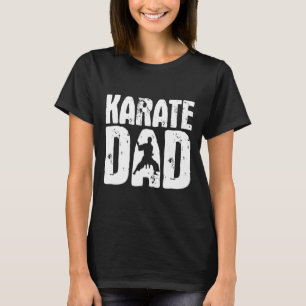 T-shirt Karate Papa - Entraîneur d'arts martiaux Karateka