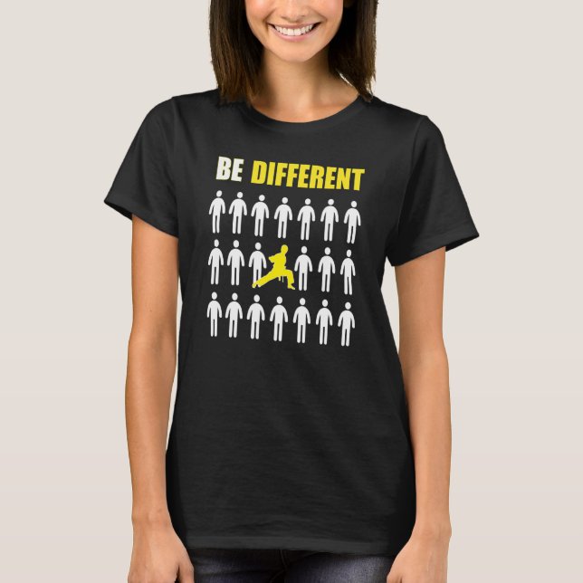 T-shirt Karate Rider Soyez Inspiration Différente (Devant)
