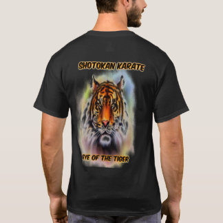 T-shirt Karaté Shotokan, l'oeil du tigre