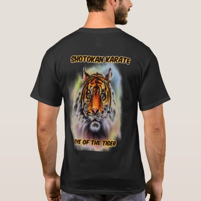 T-shirt Karaté Shotokan, l'oeil du tigre (Dos)