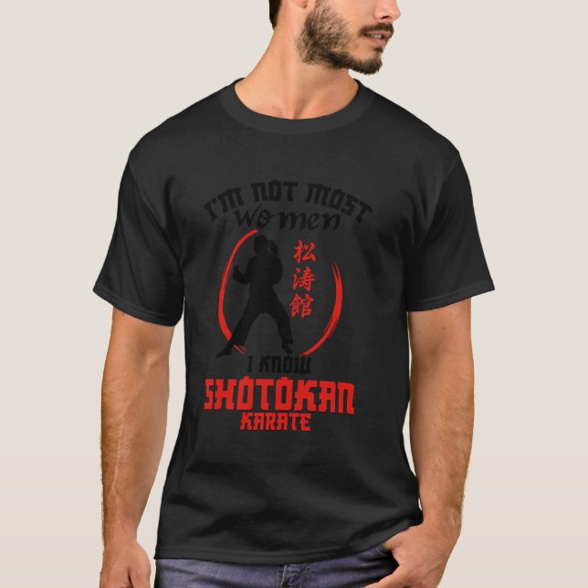 T-shirt Karate Shotokan Professeur de munitions d'arts mar (Devant)