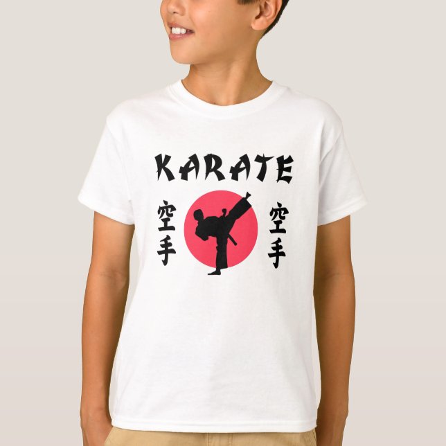 T-Shirt Karaté Soleil Levant (Devant)