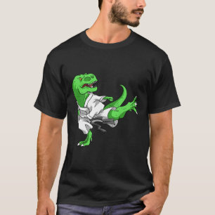 T-shirt Karate T-rex Dino Elève Dinosaure Professeur Karat