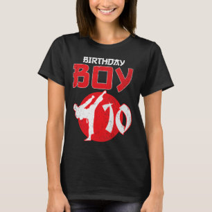 T-shirt Karate Taekwondo 10 ans Anniversaire Martial Art