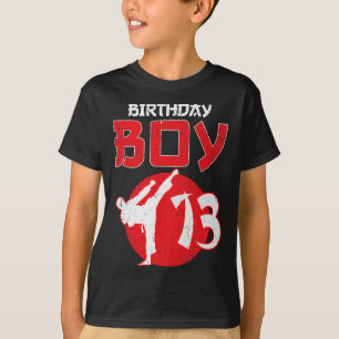 T-shirt Karate Taekwondo 13 ans Anniversaire Martial Art