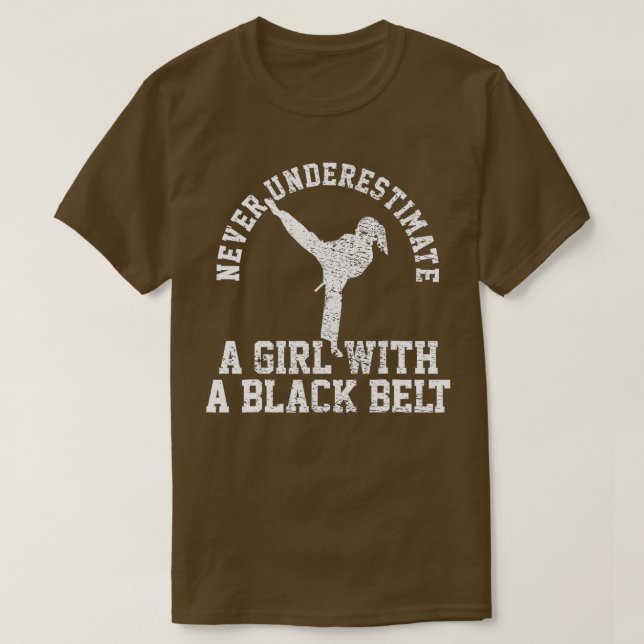 T-shirt Karate Taekwondo Blackbelt (Design devant)