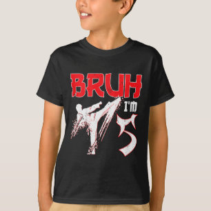 T-shirt Karate Taekwondo Enfants 5 Ans Anniversaire Arts M