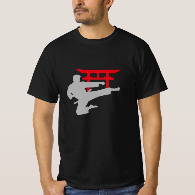 T-shirt Karate Torii Gate Martial Arts (Devant)