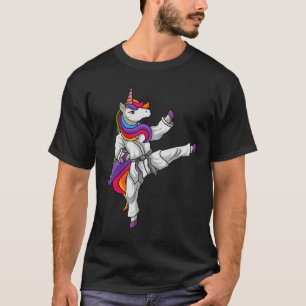 T-shirt Karate Unicorn ceinture noire Japonais Arts Martia