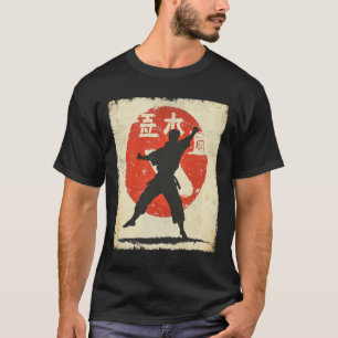 T-shirt Karate vintage détendue Silhouette Mart japonais