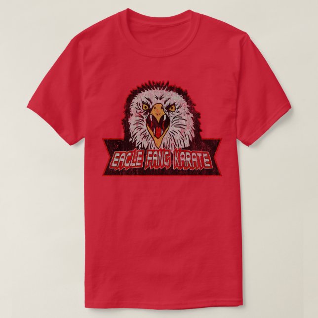 T-shirt Karate vintage Eagle Fang (Design devant)