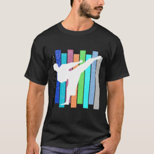 T-shirt Karate vintage Judo Kickboxling Hommes femmes