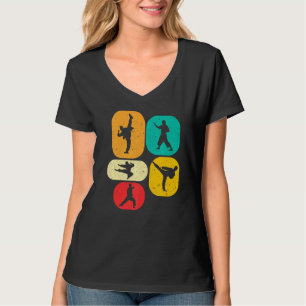 T-shirt Karate Vintage Retro Arts Martiaux Coach Fighter 1