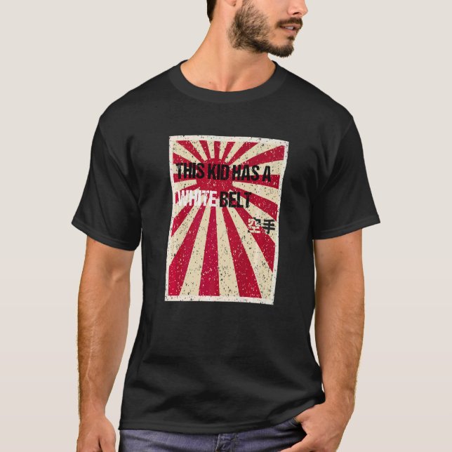 T-shirt Karate White Belt Youth (Devant)