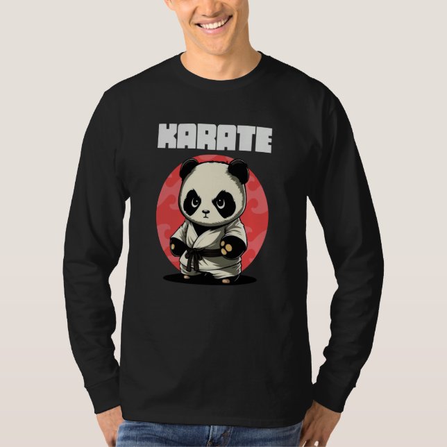 T-shirt Karateka Karaté Panda (Devant)