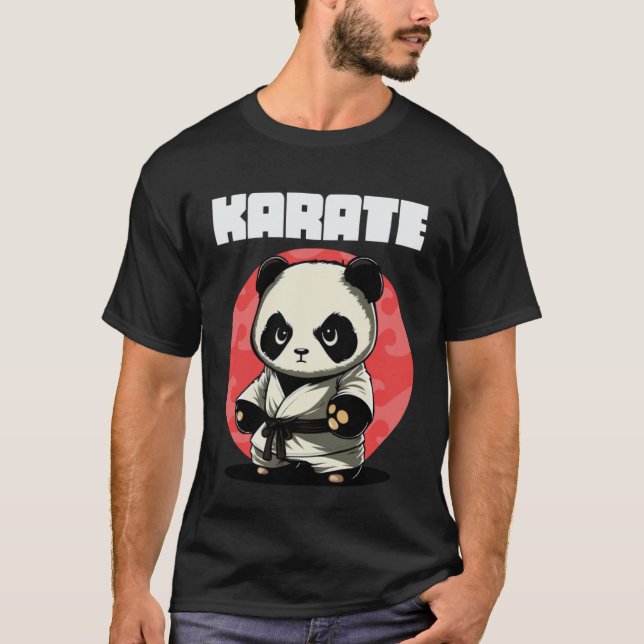 T-shirt Karateka Panda Karaté Classique (Devant)