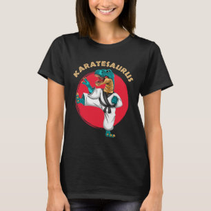 T-shirt Karatesaurus Drôle Dinosaure de Karaté 
