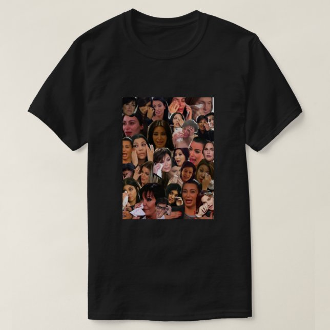 T-shirt Kardashians Crying Collage  (Design devant)