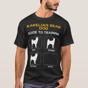 T-shirt Karelian Bear Chien Guide D'Entraînement Chien