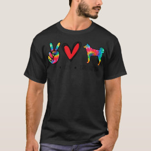 T-shirt Karelian Oear Maman Papa Tie Dye Chien Paw Lover