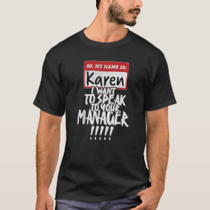 T-shirt Karen Halloween 2022 Costume Parlez À Votre Gestio