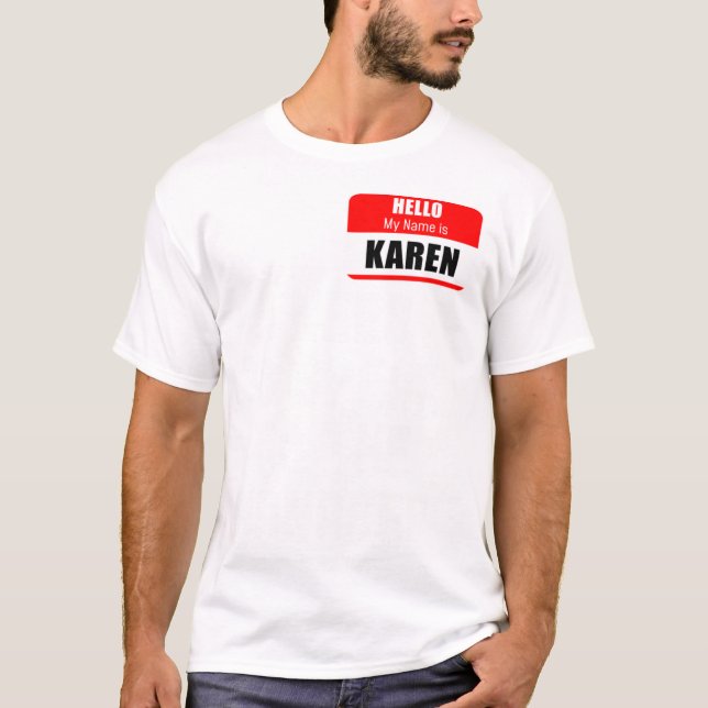 T-shirt Karen Halloween Costume, Parle Au M (Devant)
