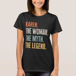 T-shirt Karen La Meilleure Femme Mythe Légende Meilleur No