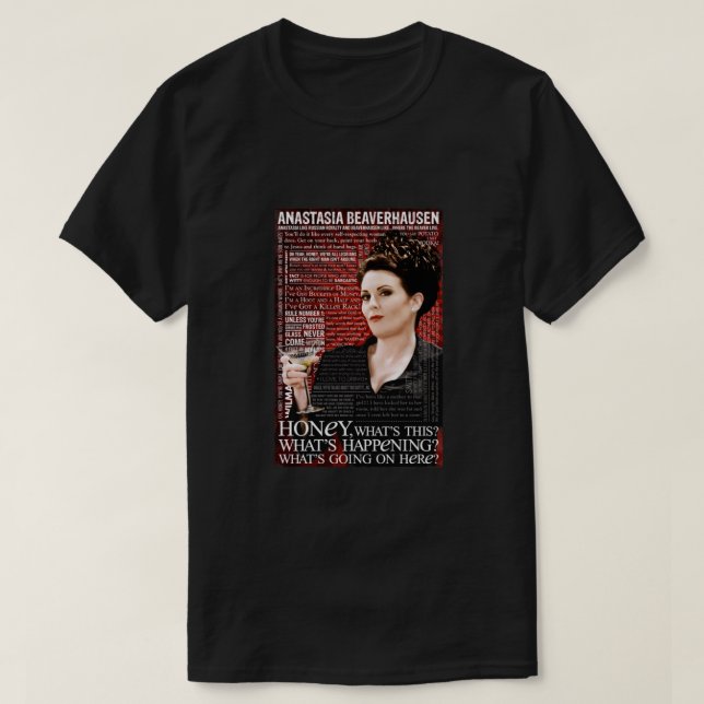 T-shirt Karen Walker. Sera Grace. Campy. Gay. Drag Relaxe (Design devant)