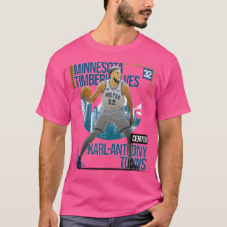 T-shirt Karl-Anthony Towns Basketball Art Timberwolve 1