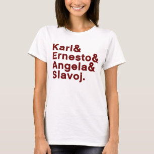 T-shirt Karl et Ernesto et Angela et Slavoj