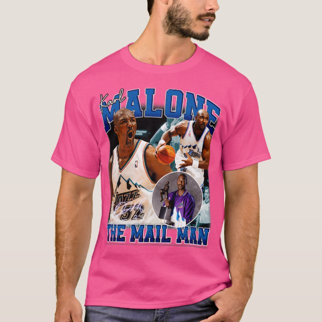 T-shirt Karl Malone Retro (Devant)