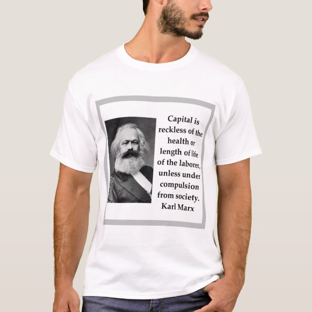 T-shirt Karl Marx (Devant)