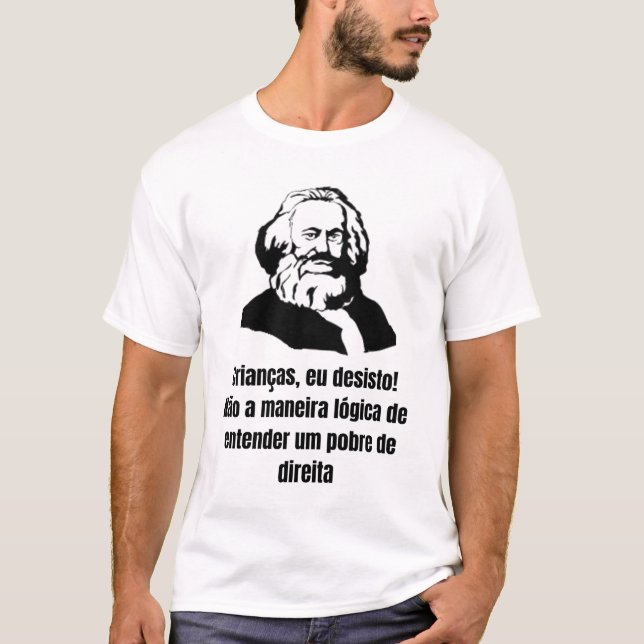 T-shirt Karl Marx (Devant)
