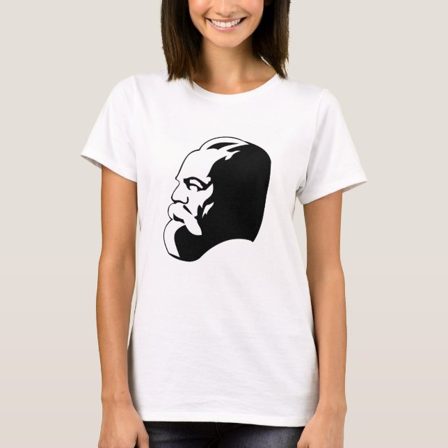 T-shirt Karl Marx, Communism, Socialism, Soviet Union (Devant)
