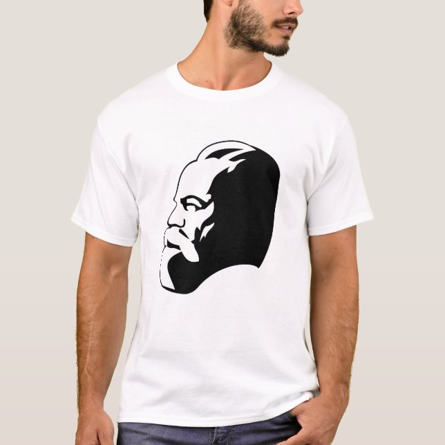 T-shirt Karl Marx, Communism, Socialism, Soviet Union (Devant)