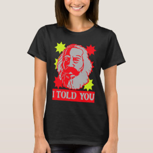 T-shirt Karl Marx Je Vous Ai Dit Communisme Capitale Commu