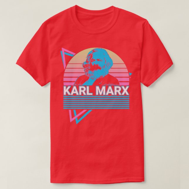 T-shirt Karl Marx Marxisme Communisme Socialisme Communist (Design devant)