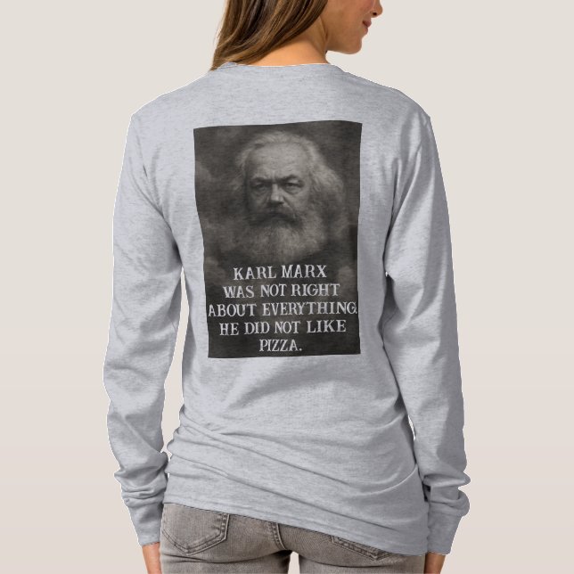 T-shirt Karl Marx n'avait pas raison sur tout (Dos)