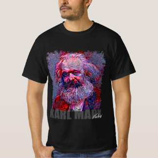T-shirt KARL MARX - Portrait de NFT par Marco Aureggi