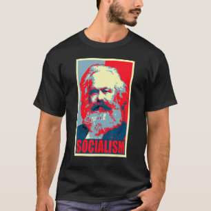 T-shirt Karl Marx Socialisme Pop Art