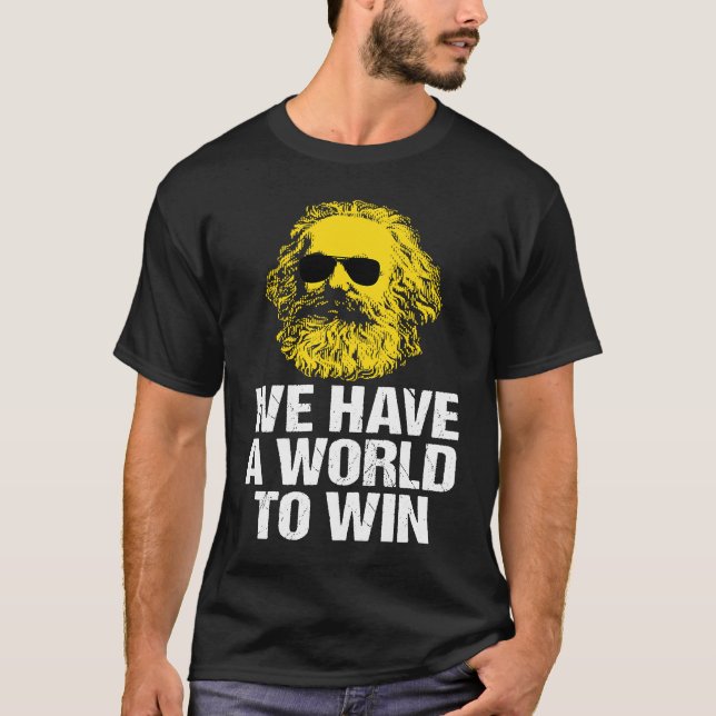 T-shirt Karl Marx Socialiste Mème Politique (Devant)