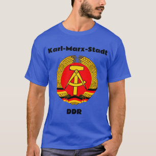T-shirt Karl Marx Stadt, DDR, Allemagne de l'Est, RDA - Ch