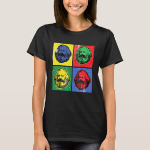 T-shirt Karl Marx Vintage Retro Pop Art pour le socialisme